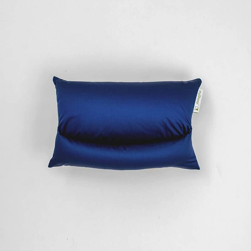 Der Kissenbezug in Blau